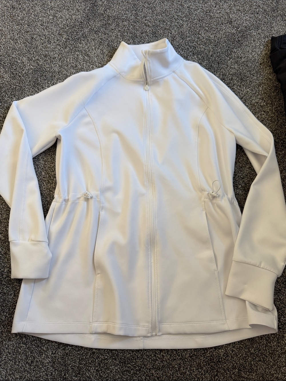 Apana Women's White Full-Zip Jacket